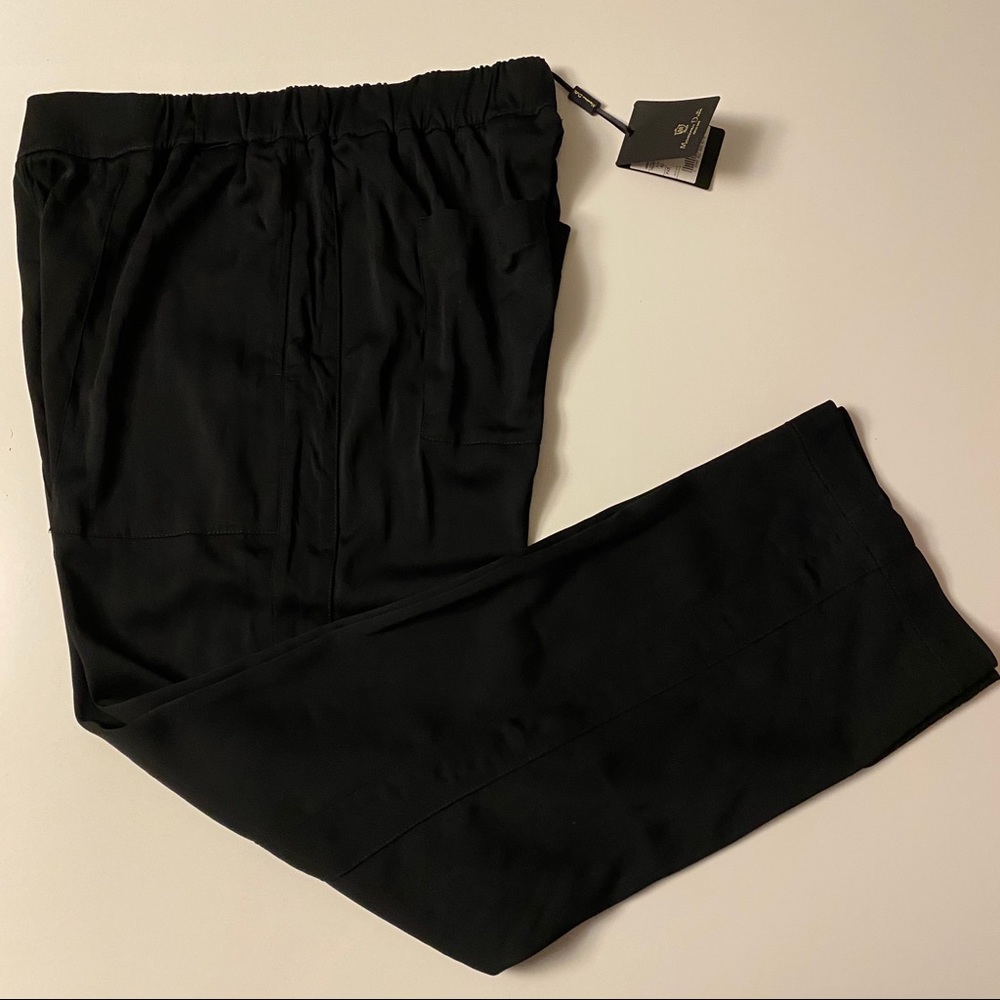 NWT Massimo Dutti black tuxedo pants SZ 42